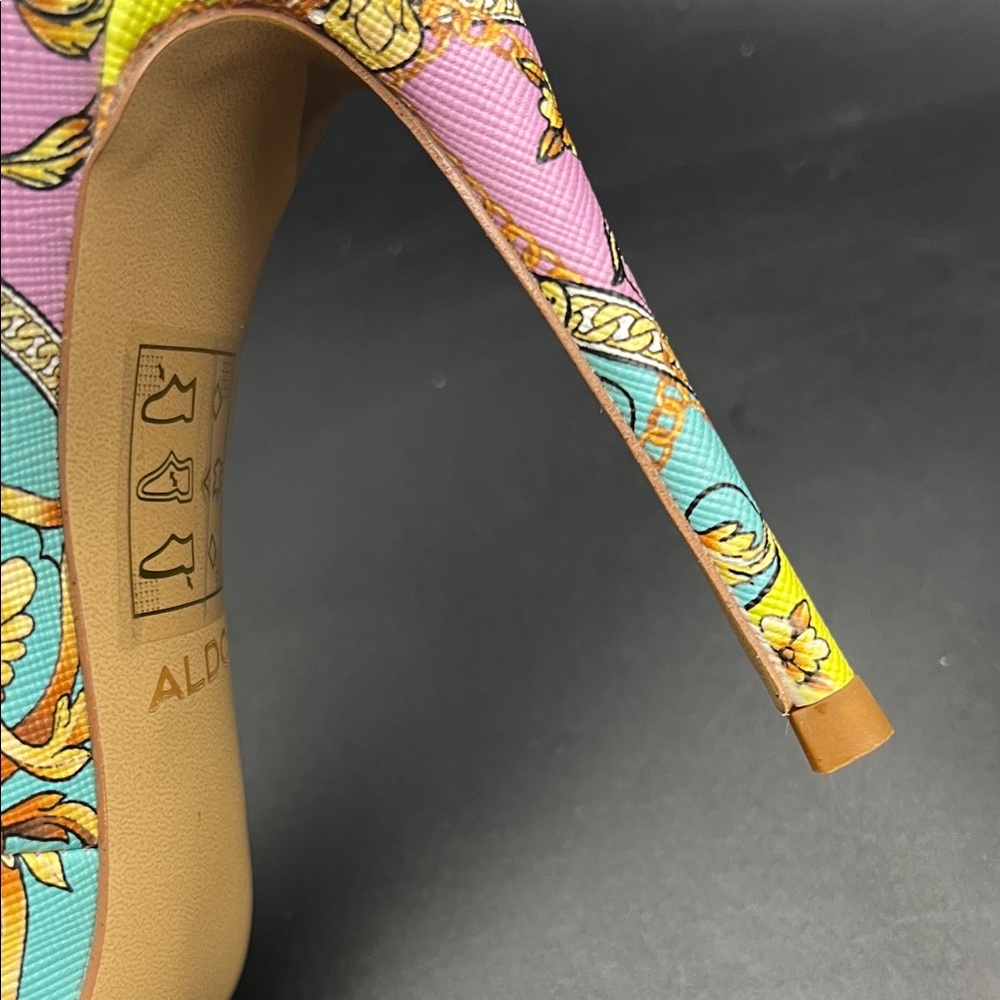 Aldo Colorful Patterned Women's Heels - Picture 9 of 10